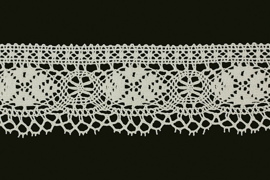 2 1/4" Natural Crochet Edging Lace (Made in England)