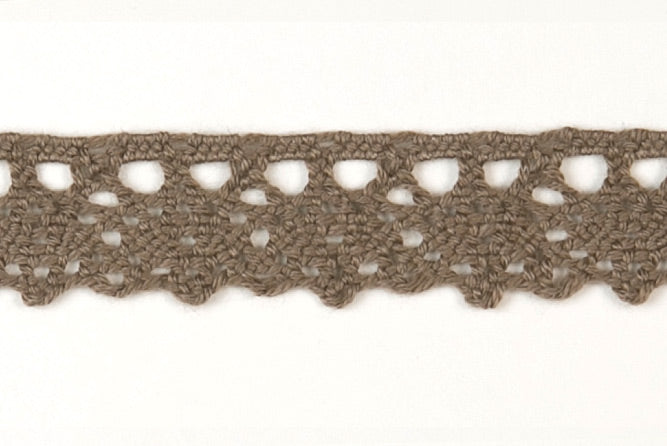3/4" Chamoisee Crochet Edging Lace (Made in England)