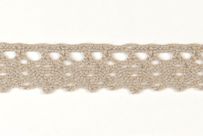 3/4" Sand Crochet Edging Lace (Made in England)