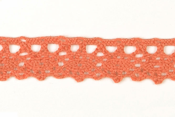 3/4" Creamsicle Crochet Edging Lace (Made in England)