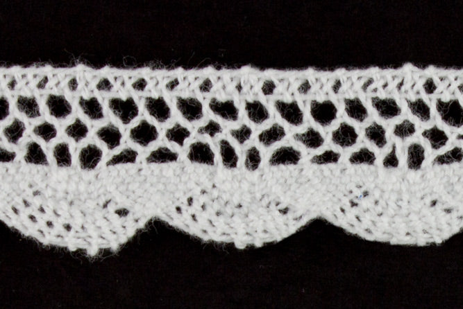 3/4" White Crochet Edging Lace (Made in England)
