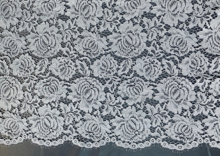 14" Solstiss White Alençon Lace (Made in France)