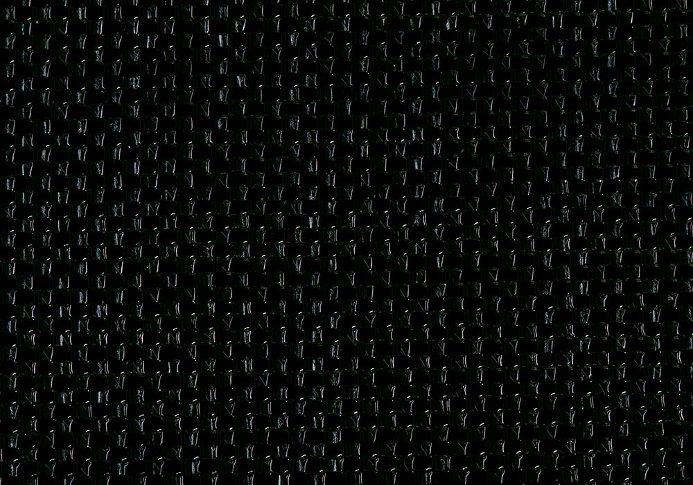 Black Hole Mock Patent Leather Basket-Weave Suiting (Made in Italy)
