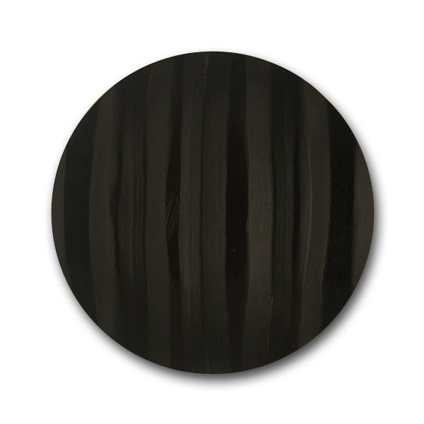 1 3/8" Deepest Brown Horn Button