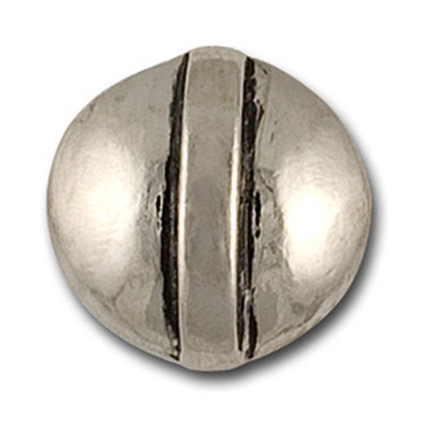 Heavy Silver Metal Button