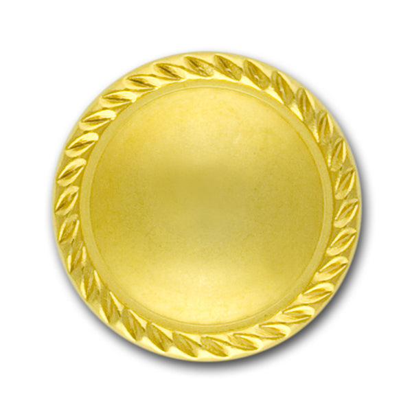 Matte Gold Metal Button