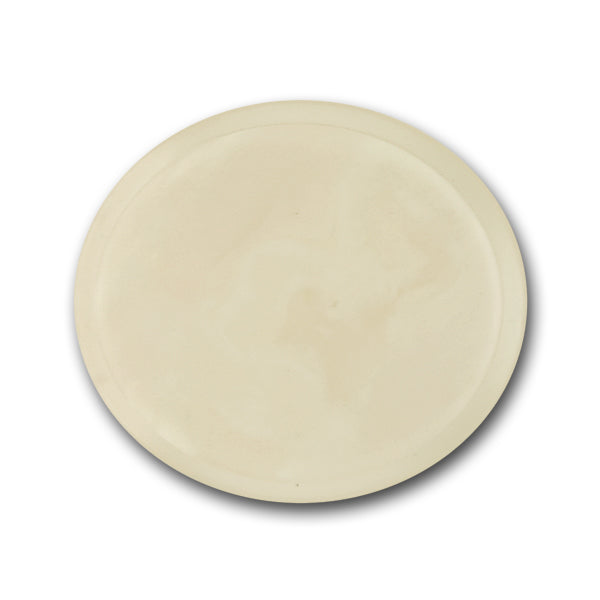 Winter White Oval Plastic Button (Made in Italy)