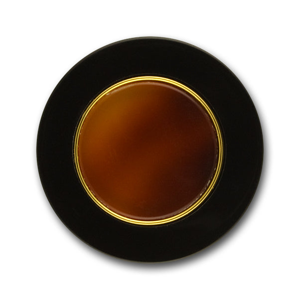 Tortoise Plastic Button (Made in France)