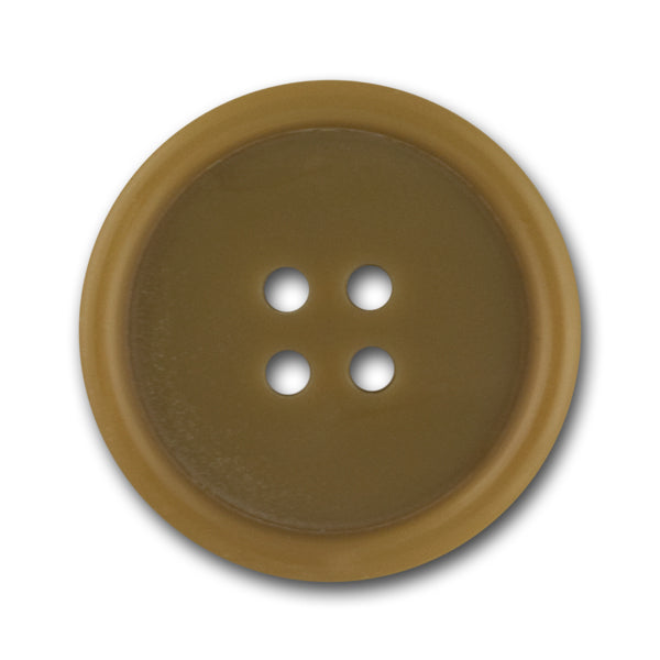 Marbled Cappuccino Plastic Button  (Made in Italy)