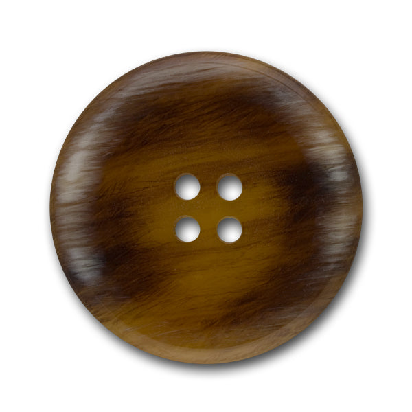 2 1/2" Oversized Mock Tortoiseshell Plastic Button