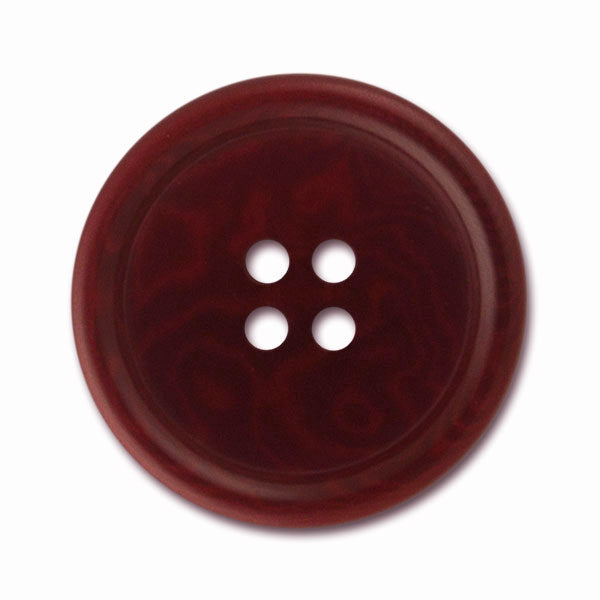 Classic Cordovan Four-Hole Corozo Button (Made in Spain)
