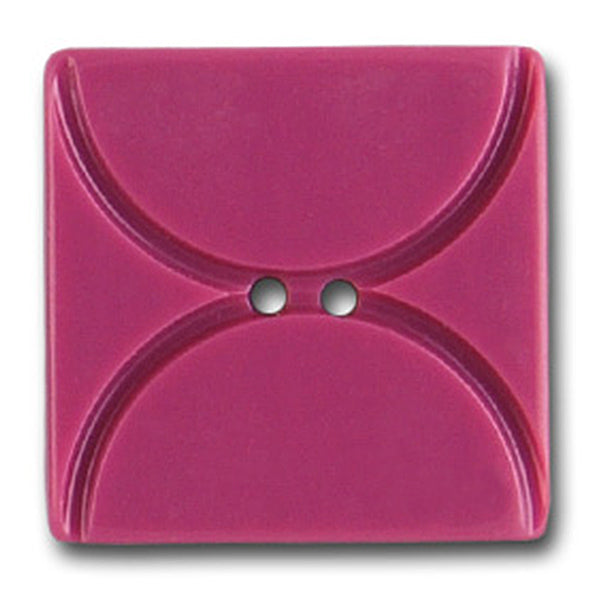 1 1/8" Mauve Hourglass Vintage Button