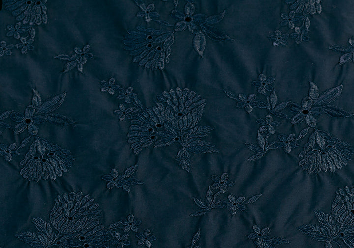 Midnight Seduction Cotton Embroidered Cotton Eyelet