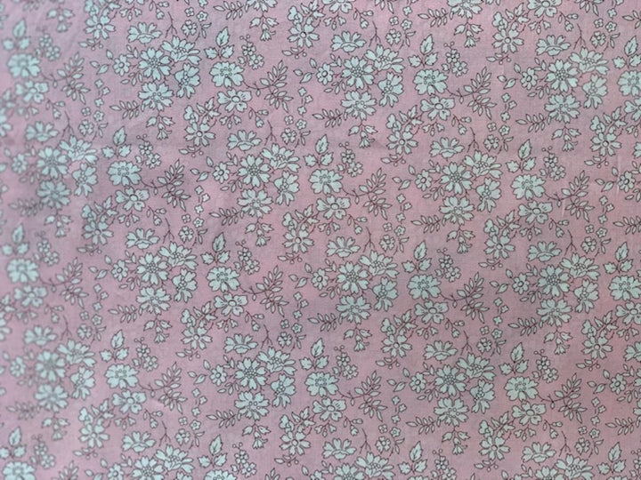 Pale Rose Floral Liberty of London Tana Cotton Lawn (Made in England)