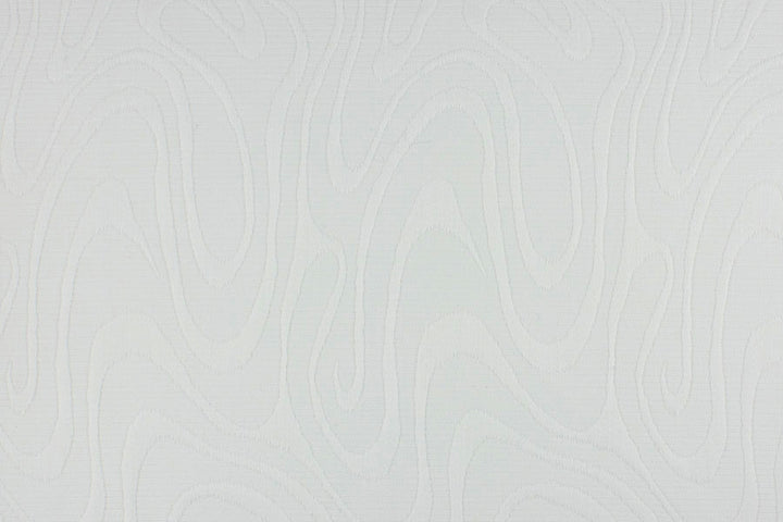 Elegant Swirling White Cotton Brocade (Made in Switzerland)