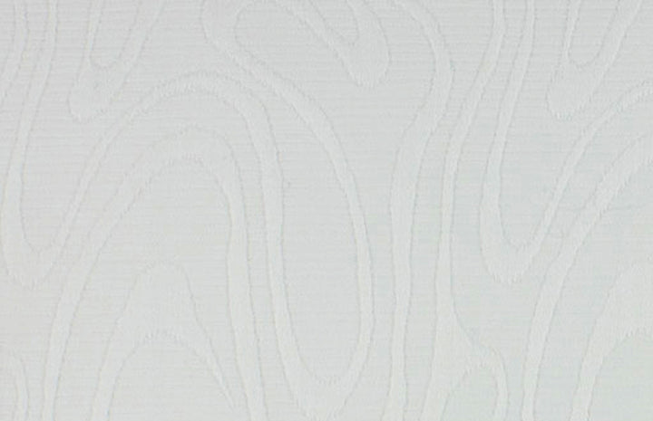 Elegant Swirling White Cotton Brocade (Made in Switzerland)