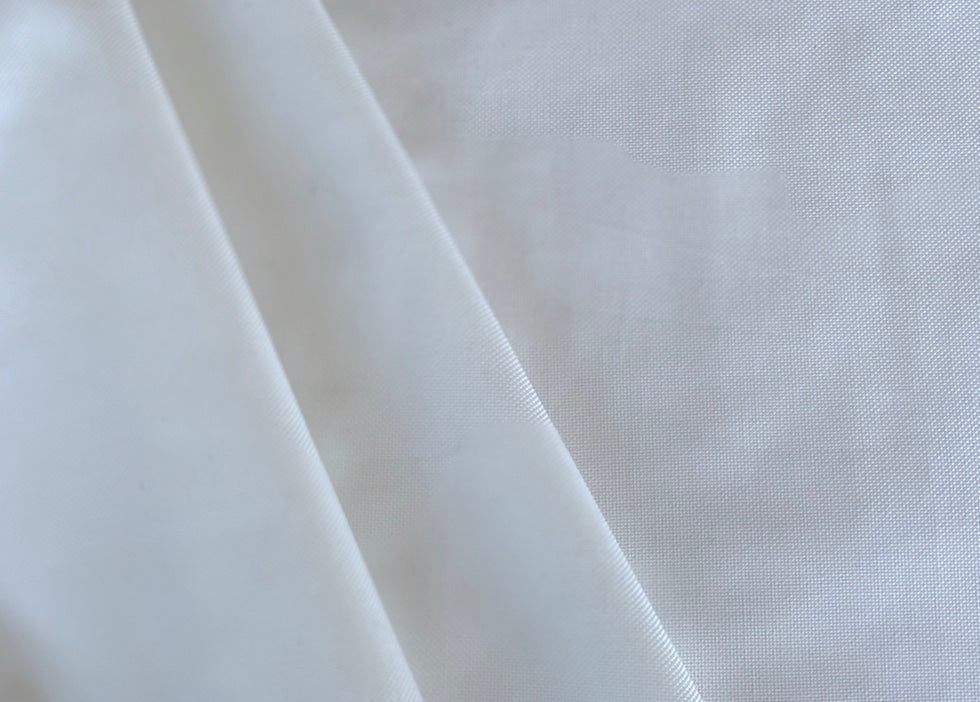 Soft White Mock Birdseye Cotton (Made in Italy)