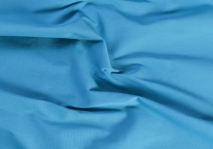 Deep Summer Sky Tightly Woven Stretch Cotton Twill (Made in Japan)