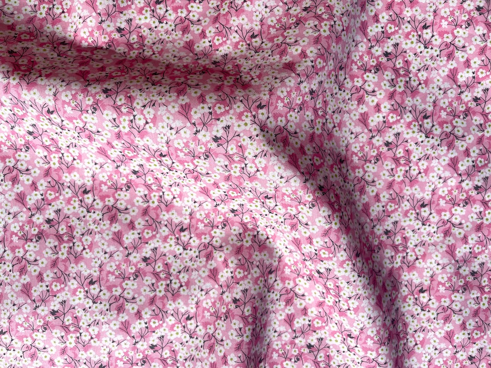 Mitsi Sweet Pink Liberty of London Tana Cotton Lawn (Made in Italy)