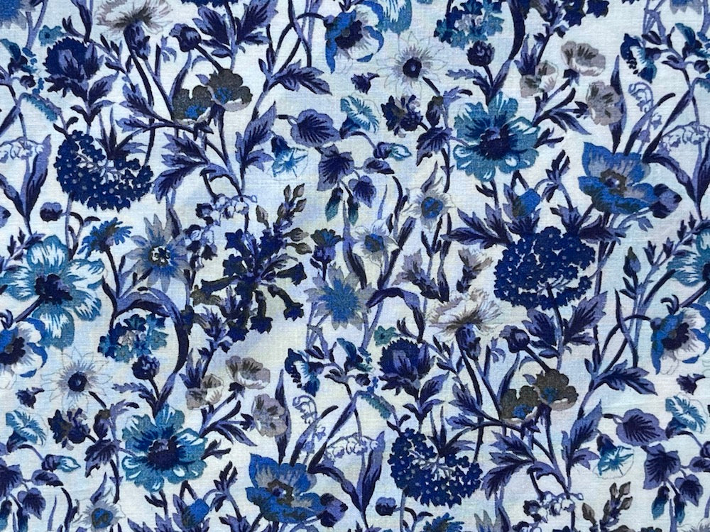 Rachel Lapis Liberty of London Tana Cotton Lawn (Made in Italy)