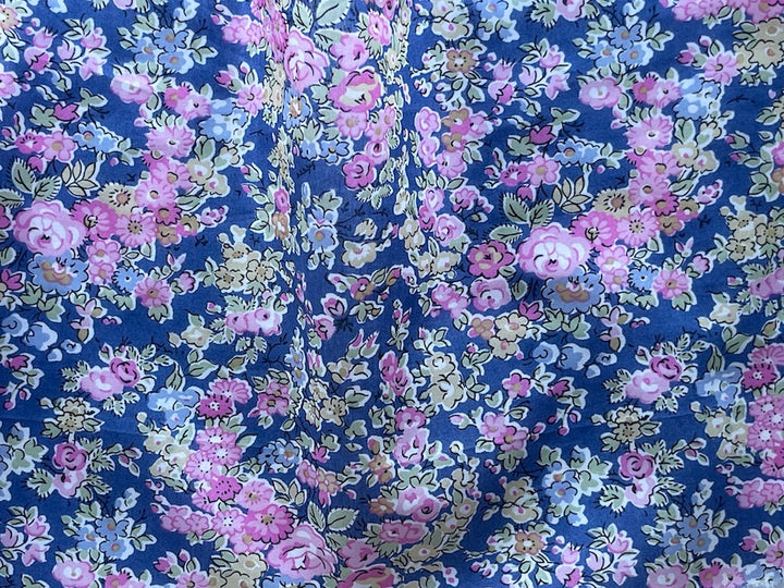 Tatum Blueberry Liberty of London Tana Cotton Lawn (Made in Italy)