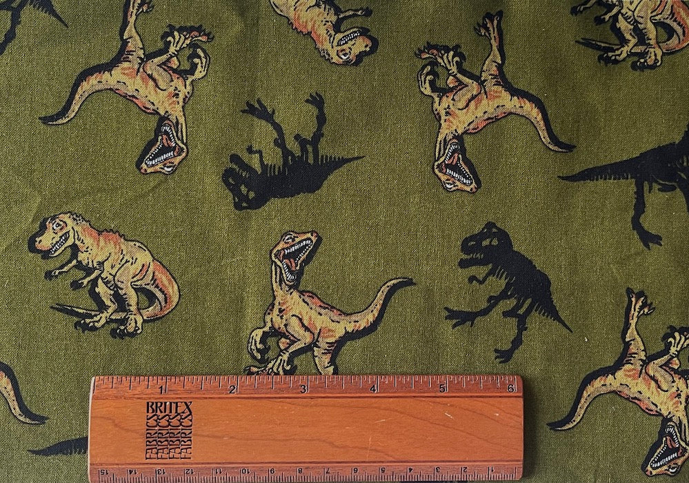 When Dinosaurs Roamed the Continent Cotton (Made in Japan)