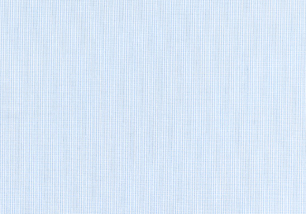Powder Blue Plaid Cotton Shirting (Made in Italy)