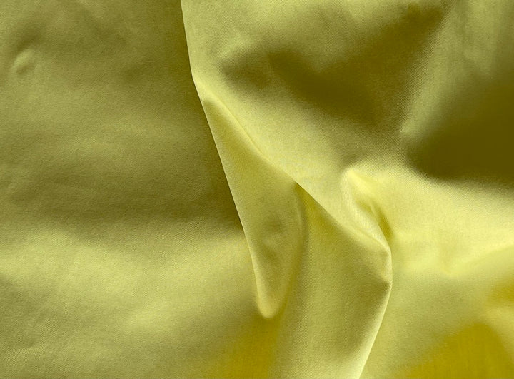 Theory Sunny Citrine Yellow Stretch Cotton Denim Twill