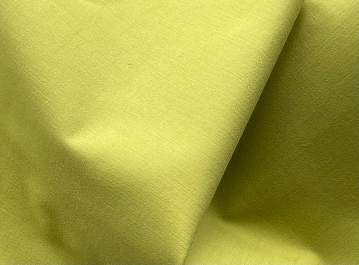 Smooth Pyrite Yellow Stretch Cotton Blend (Made in Italy)