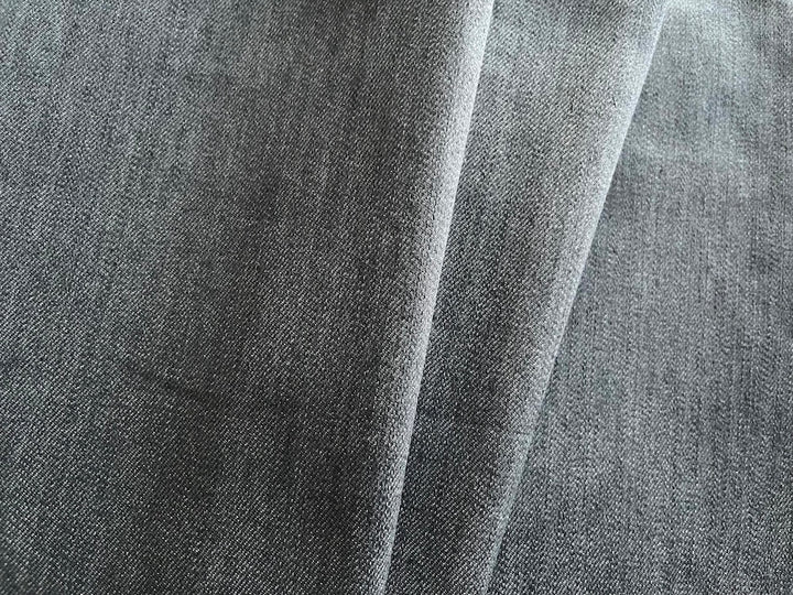 12 Oz Steel Grey Cotton Denim (Made in Italy)