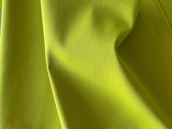 Herno Water-Resistant Parisian Chartreuse Cotton Twill (Made in Italy)