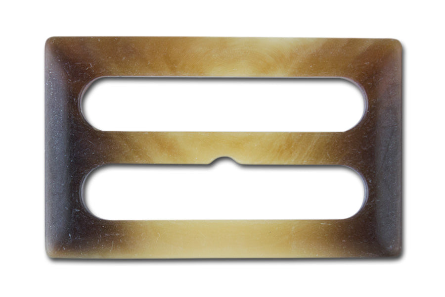 Matte Coffee & Cream Plastic Buckle (Made in Germany)