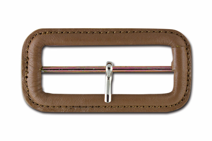 2" Milk Chocolate Leather Buckle