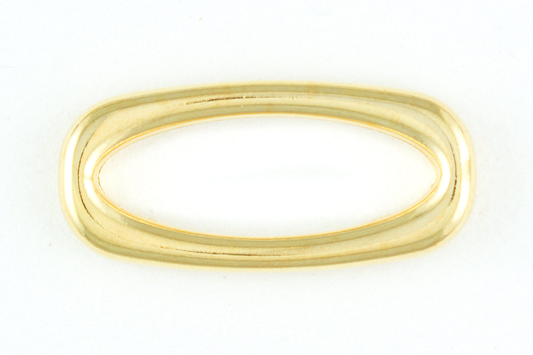Rounded Gold Metal Ring