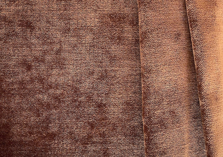 Copper Upholstery Chenille Velvet (Exclusively Made for Britex in Turkey)