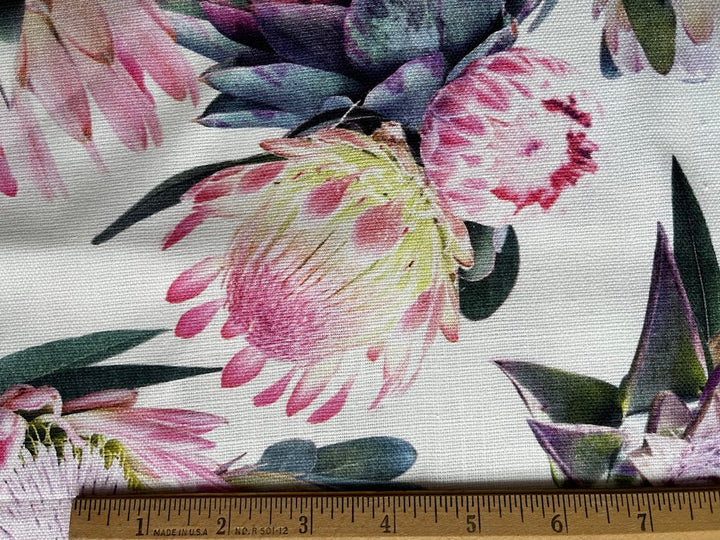 Glorious Tropical Protea Cotton (Made in Spain)