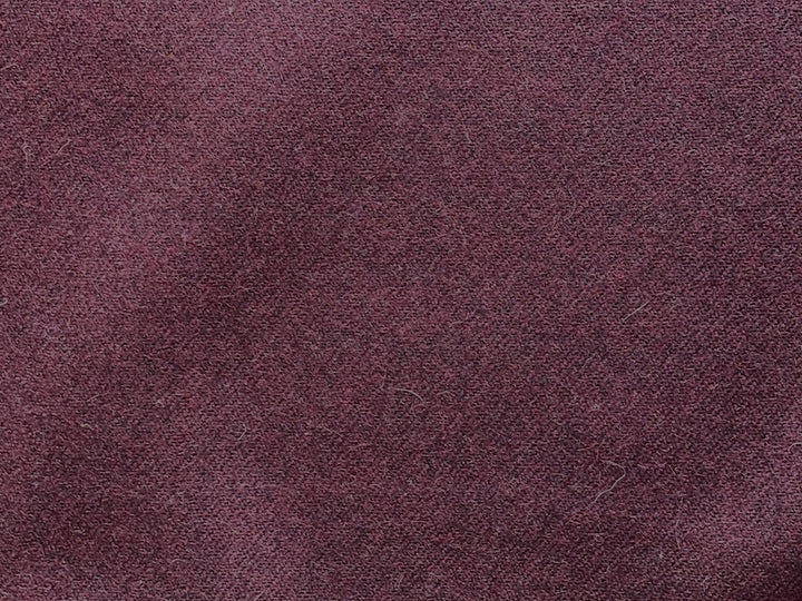 High-End Moderne Heathered Wine Wool Blend (Made in Italy)