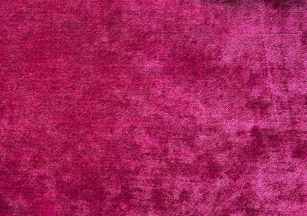 Vivacious Fuschia Upholstery Chenille Velvet (Exclusively Made for Britex in Turkey)