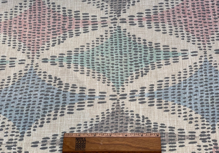 Soft Concave Diamonds Polyester Blend