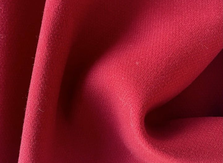 Gucci Persian Red Wool Melton Coating (Made in Italy)