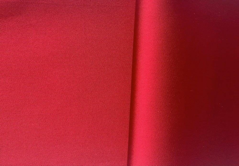 Light to Mid-Weight Lustrous Imperial Red Silk (Made in Italy)