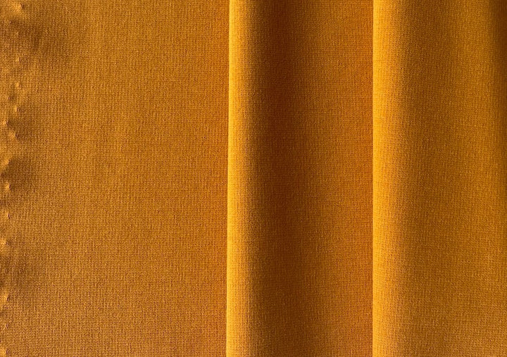 Molten Amber Fire Viscose Blend Ponte Double-Knit