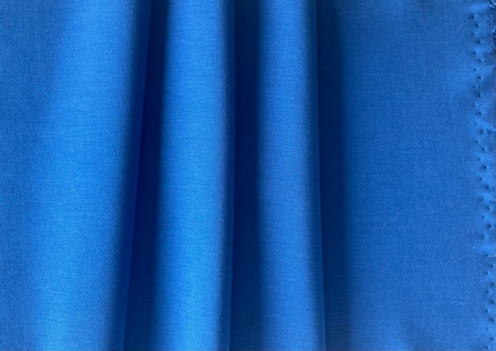 Radiant Sapphire Viscose Blend Ponte Double-Knit