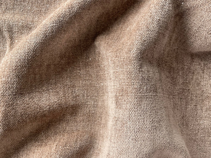 Luxurious Oxford Sable Double-Sided Cotton Blend Chenille (Made in Italy)