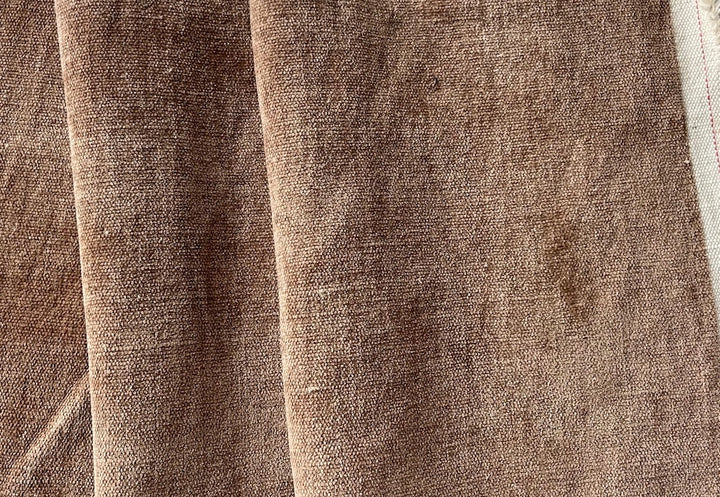 Luxurious Oxford Sable Double-Sided Cotton Blend Chenille (Made in Italy)