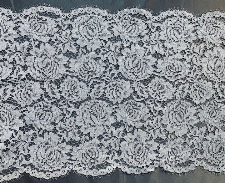 14" Solstiss White Alençon Lace (Made in France)
