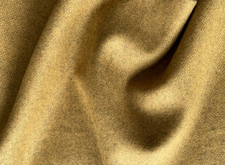Cushy Heathered Dijon Mustard Cashmere Flannel (Made in Italy)