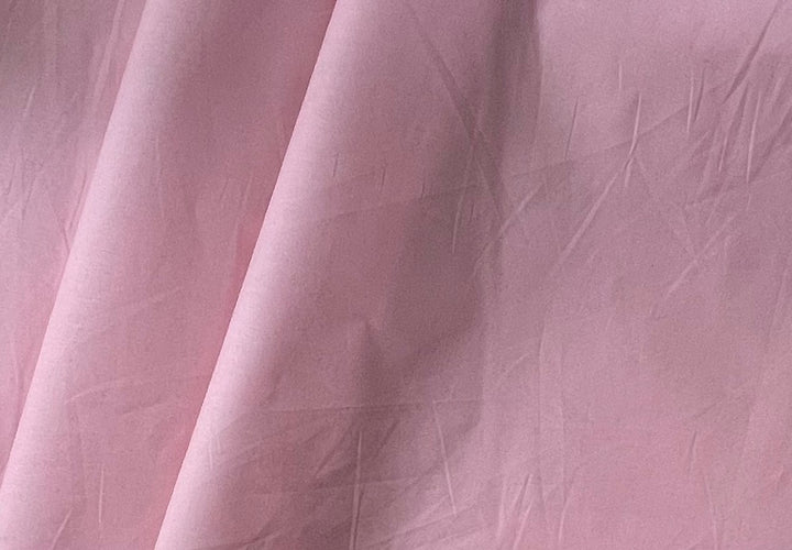 Crisp & Smooth Dusted Deep Pink Cotton Poplin (Made in Italy)