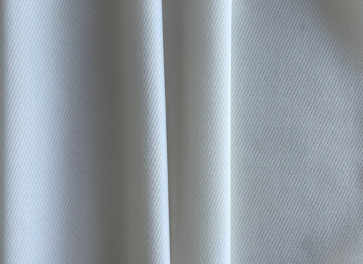 Mid-Weight Pure Dyed White Wool Calvary Twill (Made in Italy)