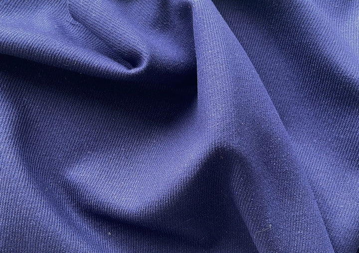 Resplendent Twilight Grape Raw Silk Twill (Made in Italy)